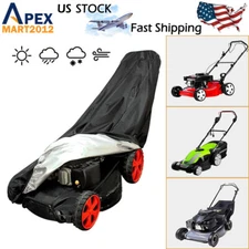 Waterproof Lawn Mower Cover Heavy Duty Push Mower Large Size for Universal Fit