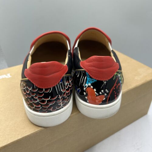 Christian Louboutin US 6,5 EUR 36,5 Masteralta graffiti slip-on nero con scatola - Foto 5 di 10