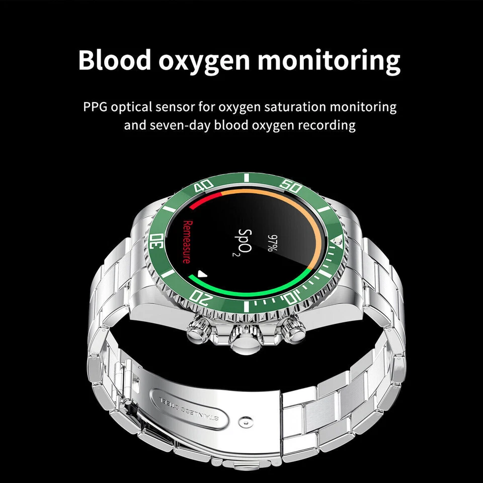 Smart Watch For  Men Bluetooth Call Blood Pressure Heart Rate Fitness Tracker UK - Image 4 of 4