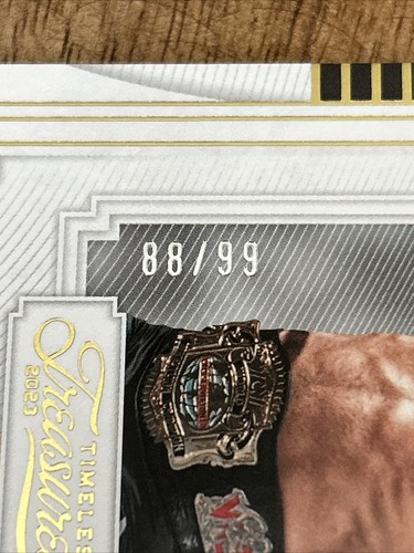 2023 Timeless Treasures WWE No. TT-5 X-PAC Numbered 88 of 99 - Picture 2 of 3