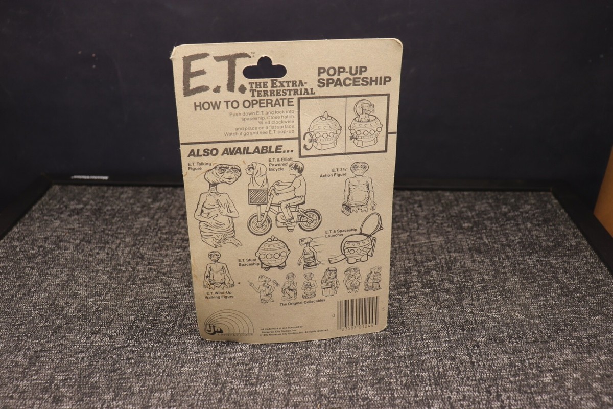 1982 Et Extra Terrestrial Pop-up Spaceship Wind-up Figure