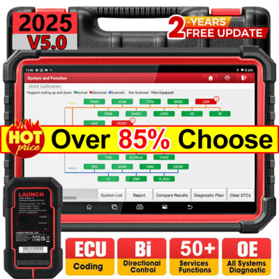 LAUNCH X431 PRO3S+ V5.0 PRO Bidirectional Car Diagnostic Scanner Tool Key Coding