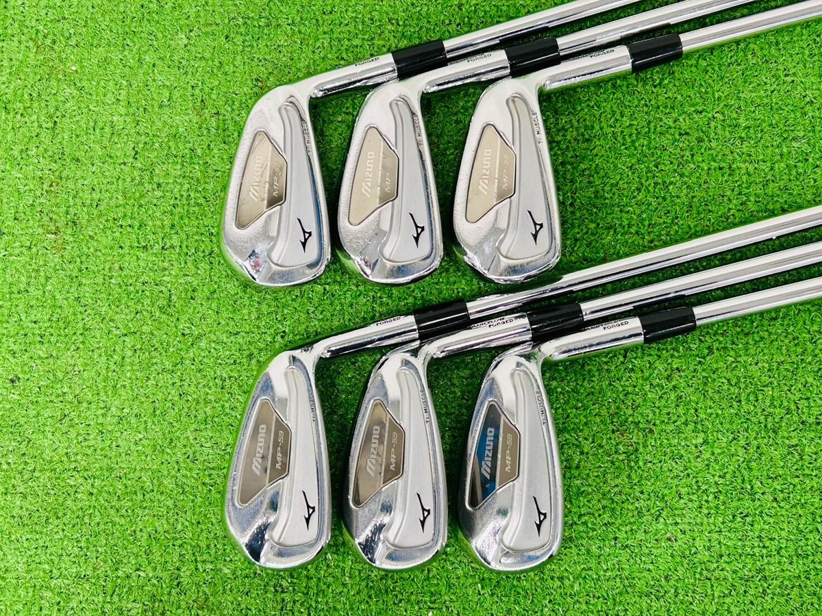 Mizuno MP-59 Ti Muscle GF Forged Iron 5-9+PW RH Dynamic Gold S200