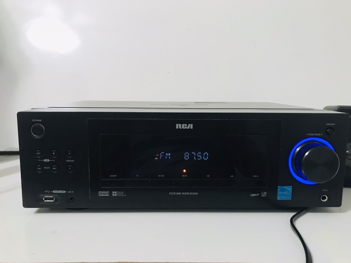 RCA Model RT2770 5.1 Channel Home Theater Receiver Works