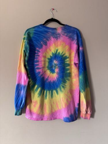 Thrasher Skateboard Magazine Tie-Dye Shirt Size Large Long Sleeve Multi Color - Picture 2 of 9