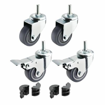 Wholesale Heavy Duty 4 Inch Non Arking TPR Swivel Dolly Wheel Caster 100 Fro - Foto 9
