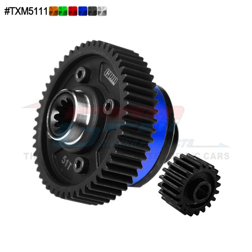 GPM Racing supporto batteria in alluminio nero per Mini Maxx, Mini