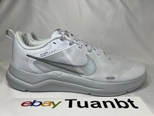 BRAND NEW Nike Downshifter 12 Women's Running Shoes White/Silver DD9294-100