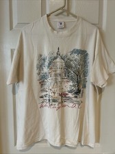 Vintage Delta Sz XL Washington DC T-Shirt US Capital Made In USA