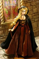 1:12 Miniature Doll Art Tutorial By DANA BURTON Pattern/Clothes/Hair SEPHORA