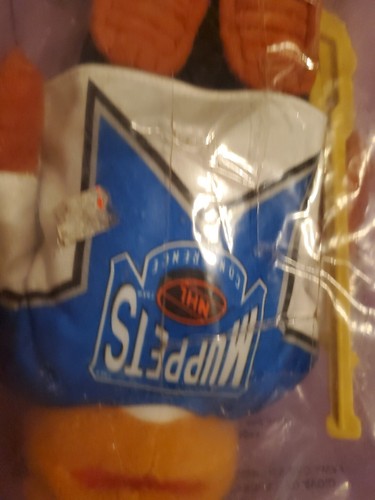 1995 MCD Jim Henson's Muppets NHL Hockeyspieler 12 Zoll Stofftier Fozzie Bär versiegelt - Bild 3 von 8