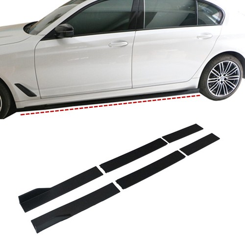 For Nissan Maxima 2009-2014 78.7" Side Skirts Splitter Extension Glossy Black CB - Picture 4 of 12