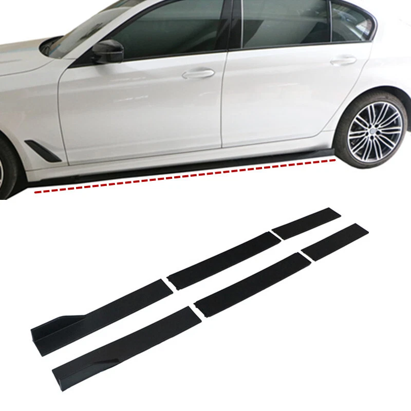 For Nissan Maxima 2011-2016 78.7" Side Skirts Splitter Extension Glossy Black CB Foto 4 de 4