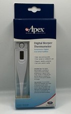 Thermometer APEX Digital Beeper Rectal, Underarm, Oral