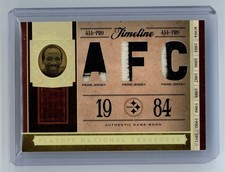 2006 Playoff National Treasures Timeline John Stallworth Game Used Patch /10 HOF