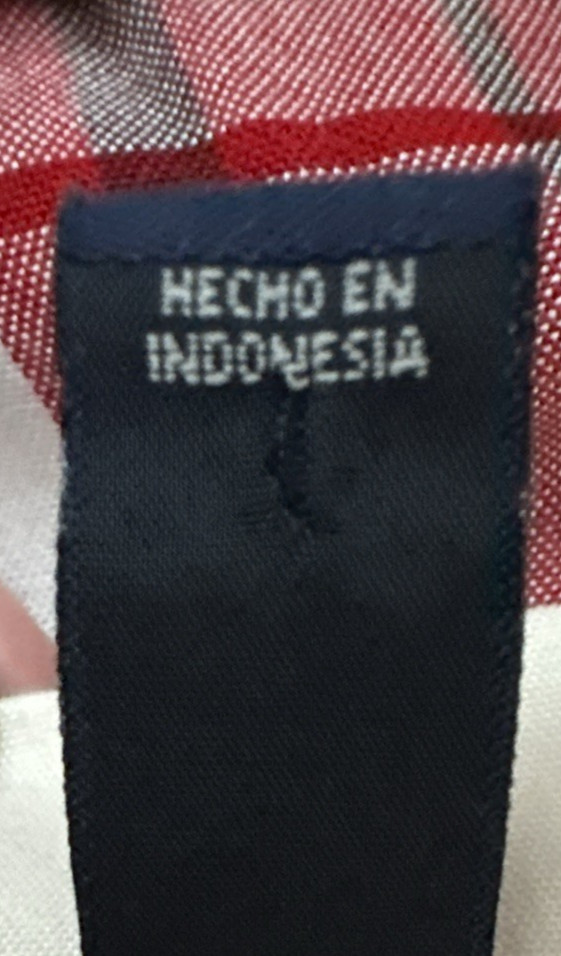 Universal Thread Red White Plaid Button Front Tie… - image 4