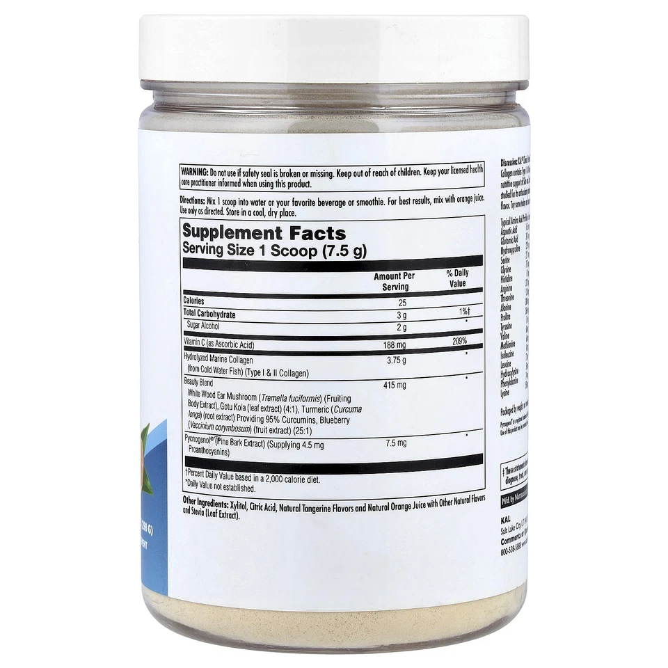 Clinical Youth Collagen™, mandarina, 10,5 oz (298 g) Foto 2 de 3