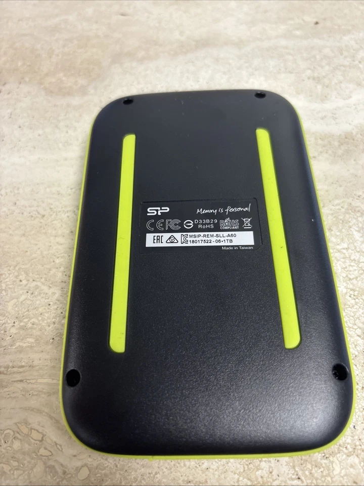 Silicon Power 1TB Black Rugged Portable External Hard Drive Armor A60 Waterproof - Image 3 of 4