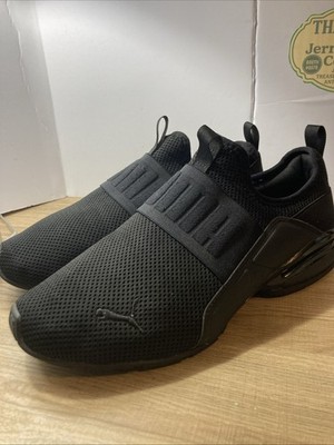 Puma Black Soft Foam and Strap Archtec Evertrack Mens Size 9.5
