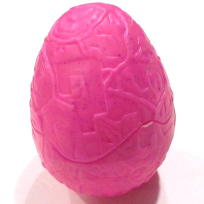 Stone Age Surprize Empty Dinossaur Egg Wendys Kid Meal Collectible Toy Pink 1995