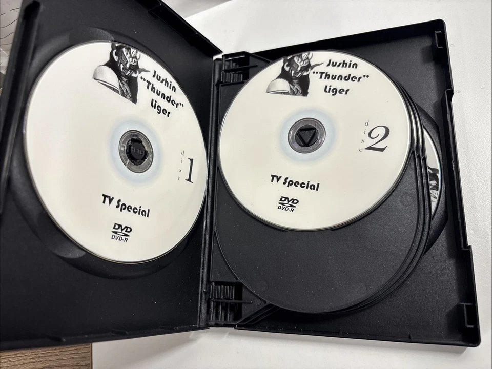 Jushin Thunder Liger TV Special Wrestling DVD 8 Disc set NJPW WWE AJPW ROH MINT - Image 4 of 4