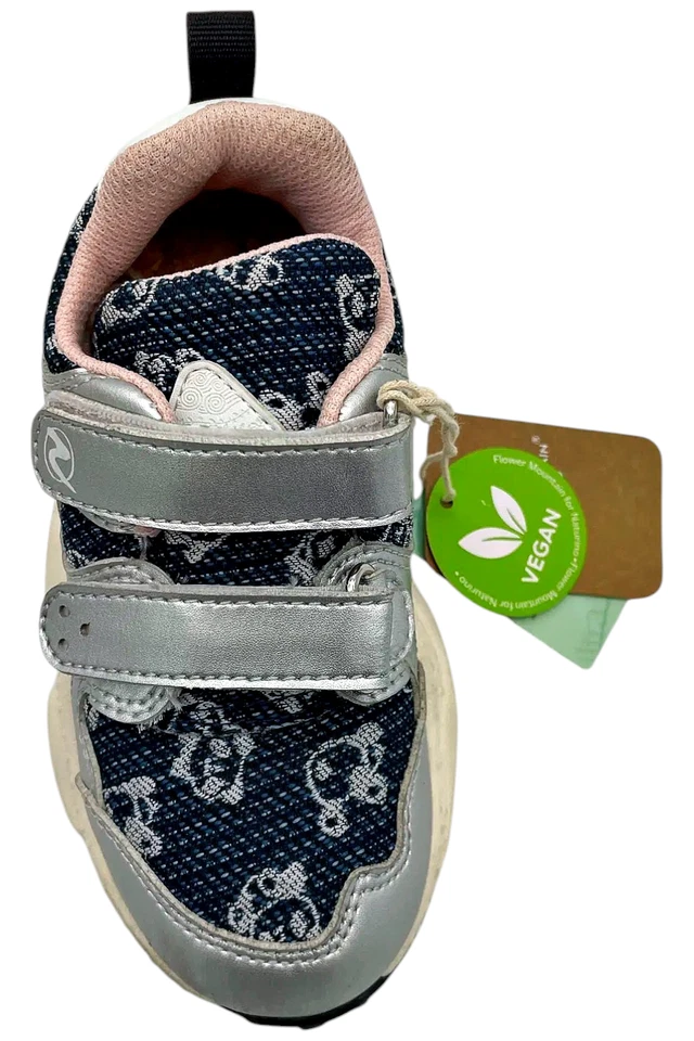 Zapatillas Naturino Flower Mountain Yamano gris/azul para niña pequeña Foto 2 de 3