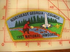 Northeast Georgia Council 1997 Jamboree JSP collectible gmy border patch (m7)
