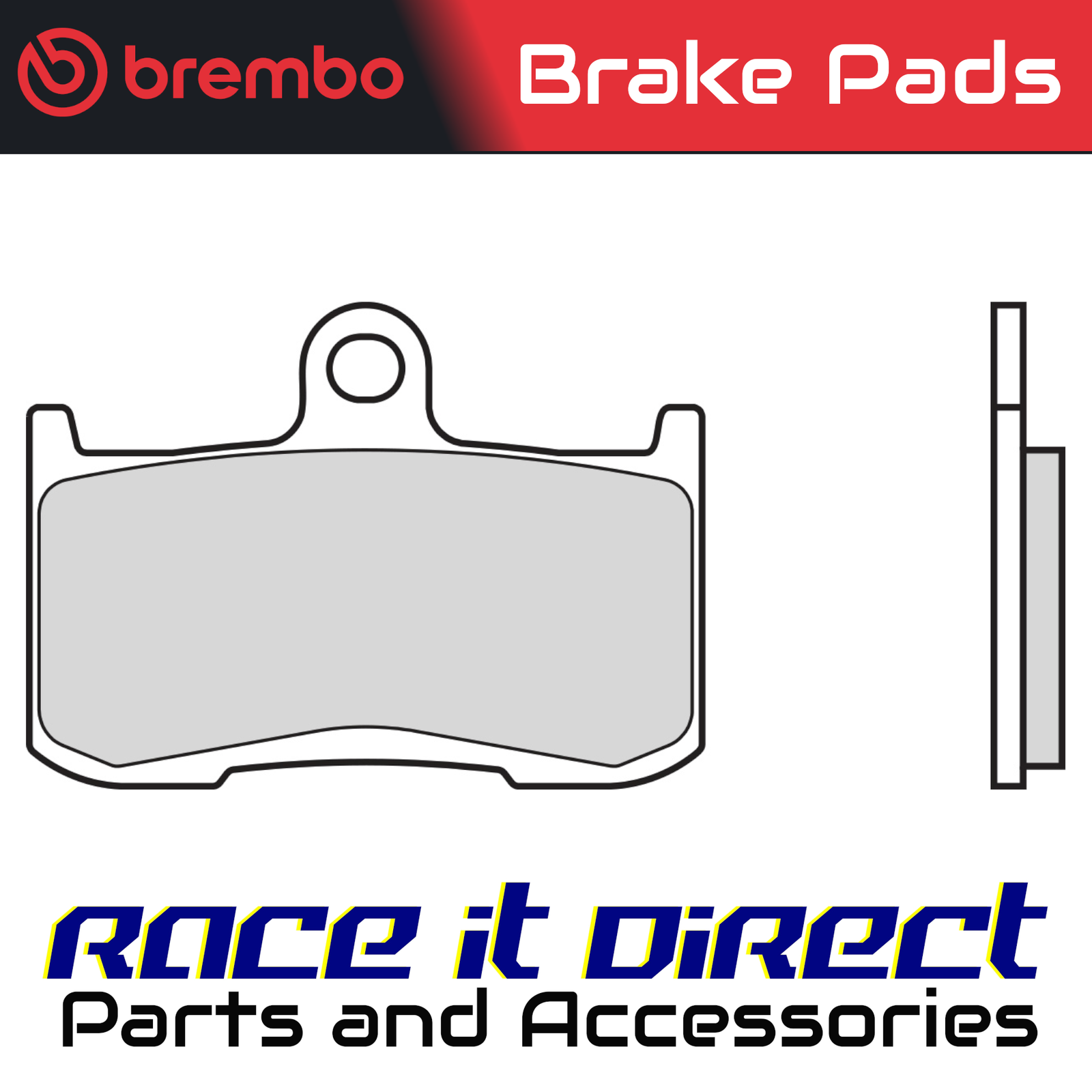 Brake Pads for VICTORY JUDGE 1700 ABS 2014-2016 Front Racing Road Race Brembo