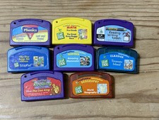 Leapfrog LeapPad Lot of Learning Game Cartridges, Tested No Duplicates