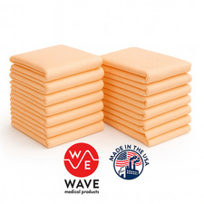 Wave 100 Pack 30x36 XL Puppy Pee Pads 70g Heavy Absorbent Training Pads Made USA