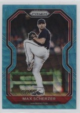 2021 Panini Prizm Teal Wave Prizm Max Scherzer #32 13zo