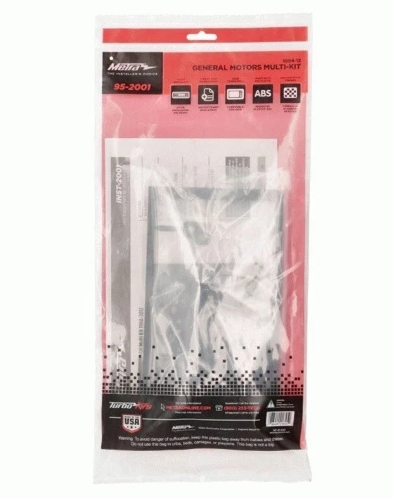 METRA 95-2001 / CAR RADIO DOUBLE DIN DASH KIT FOR SELECT GM 1994-2012 VEHICLES photo 3