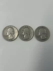 1937, 1937-D and 1937-S Silver Washington Quarter. Key Dates