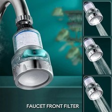 360 Rotating Water Purifier Filter Tap Universal For Kitchen Bathroom Shower 1Pc