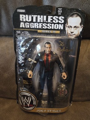 WWE Ruthless Aggression Joey Styles Chase 1 Of 500  Jakks 2008 Autographed