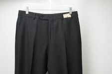 Burberry Dark Gray 100 Wool Mens Pants Trousers Sz 46 EU NEW