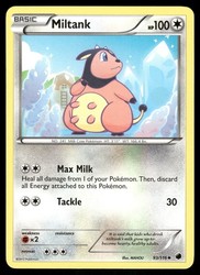 Miltank 93/116 Black & White Plasma Freeze Uncommon