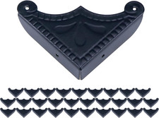 30PCS Box Corner Guard Furniture Edge Protectors 1.89" 1.89" 0.43" Black Corner