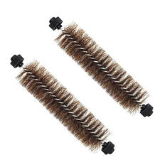 2 Packs Carpet Floor Sweeper Replacement Horsehair Brush Non Electric Quite Rug 