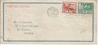 1943 (1 June) Jersey Views On Unusual Blue Border First Day Cover