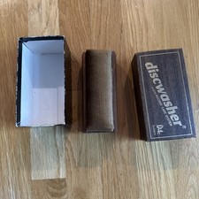 Used Vintage BROWN Discwasher record Brush care system box