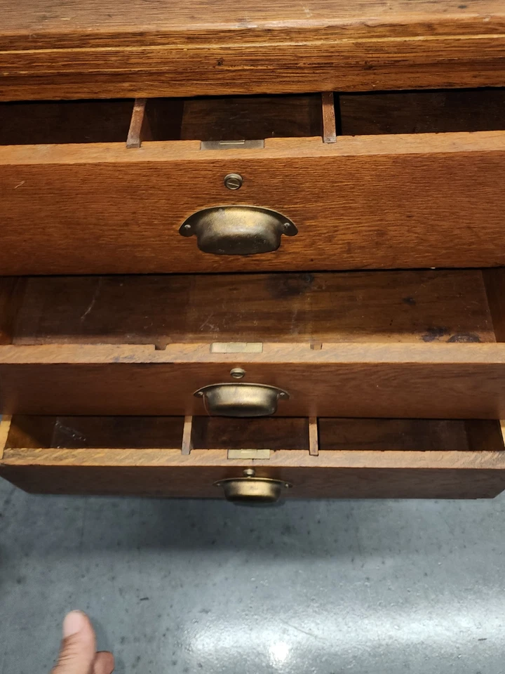 Antique Oak Cabnit - Image 2 of 4