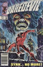 Daredevil Canadian Price Variant #214 FN/VF 7.0 1985 Stock Image