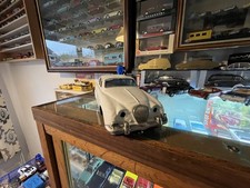 Ichiko Jaguar S Type Police RARE  Vintage Japanese Tinplate Friction Drive