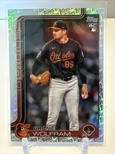 2025 Topps Update Series Grant Wolfram #US114 Fanatics Topps Foil Orioles (RC) 
