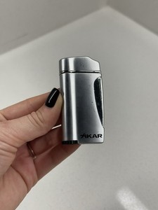 Xikar Torch Lighter Silver Single Jet Flame Refillable Working