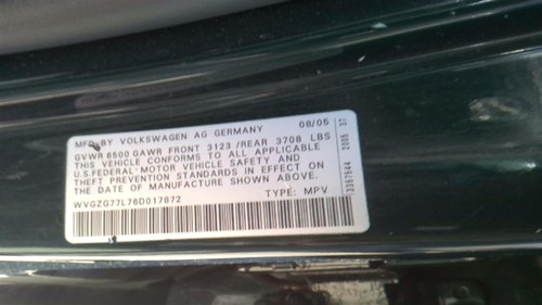 Used Windshield Wiper Linkage fits: 2006 Volkswagen Touareg  Grade A - Zdjęcie 7 z 24