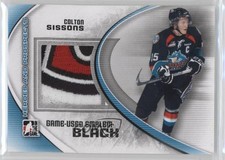 2011 ITG Heroes and Prospects Game-Used Black Emblem /6 Colton Sissons #M-29 2d8