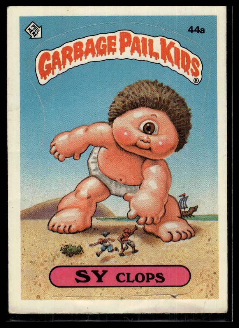 1985 Topps Garbage Pail Kids Series 2 #44a Sy Clops