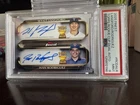 2025 Topps Finest Wyatt Langford Ivan Rodriguez Rookie Cup Dual Auto /25 PSA 9
